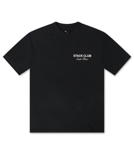 Stack Club Cash Flow Tee - Navy/Cream