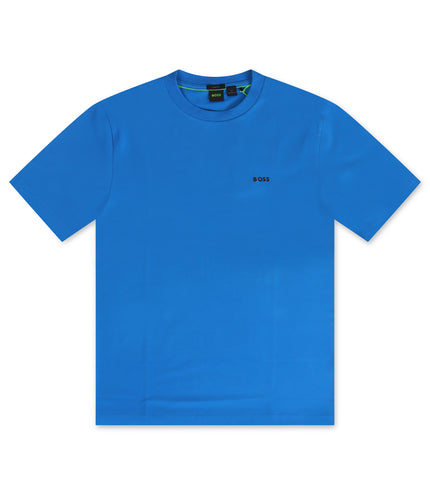 Boss Green Contrast Logo Tee - Blue