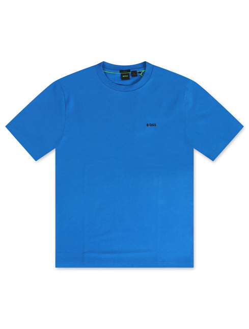 Boss Green Contrast Logo Tee - Blue