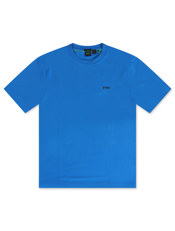 Boss Green Contrast Logo Tee - Blue