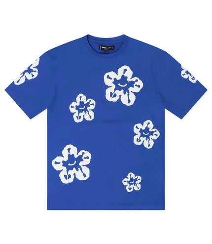 Roku Tear Drip Tee - Royal Blue - Denim Exchange 