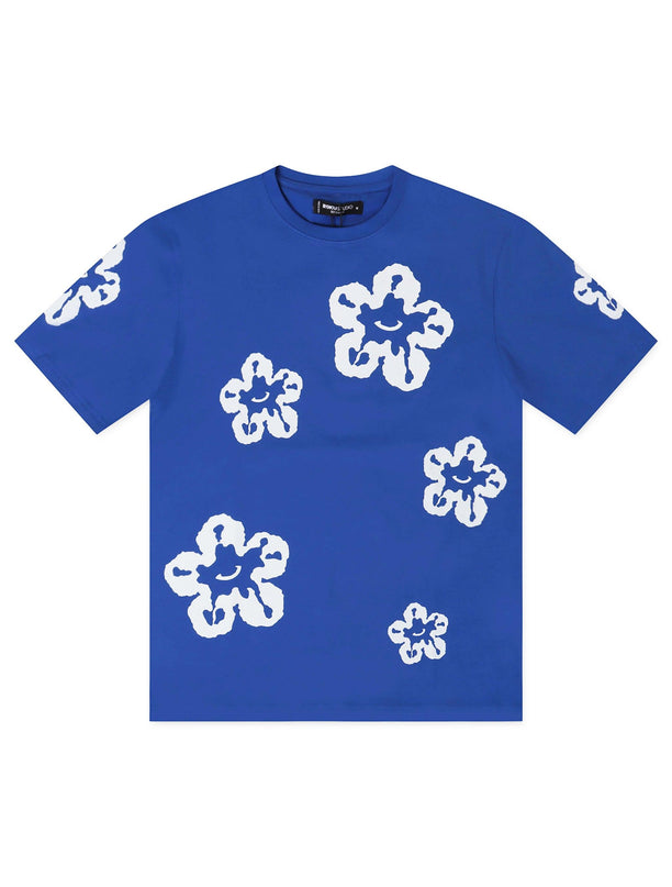 Roku Tear Drip Tee - Royal Blue - Denim Exchange 