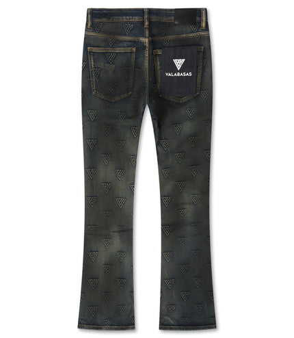 Valabasas Tagged Stacked Denim - Dirty Vintage - denim exchange