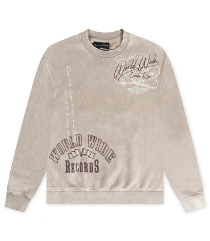 Smoke Rise Graphic Crewneck - Khaki