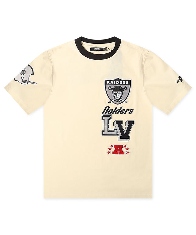 Pro Standard Raiders Retro Cascade Tee - Eggshell