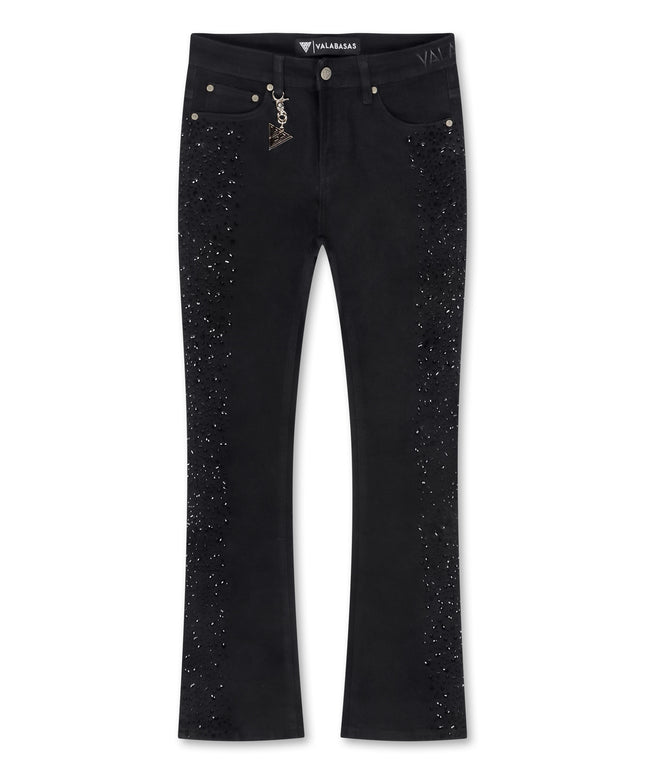 Valabasas Shock Stacked Jeans - Jet Black