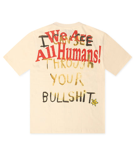 All Human Bone Collector Tee - Cream