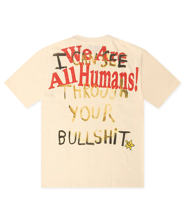 All Human Bone Collector Tee - Cream