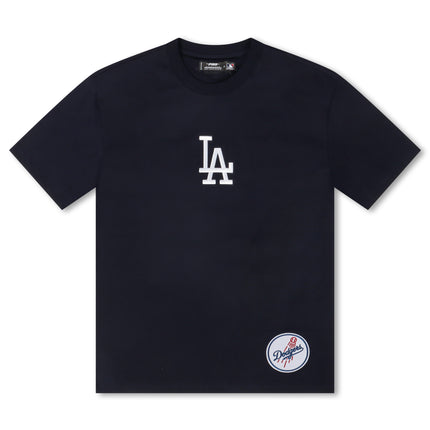 Pro Standard La Dodgers Wingspan Drop Shoulder Tee - Midnight Navy