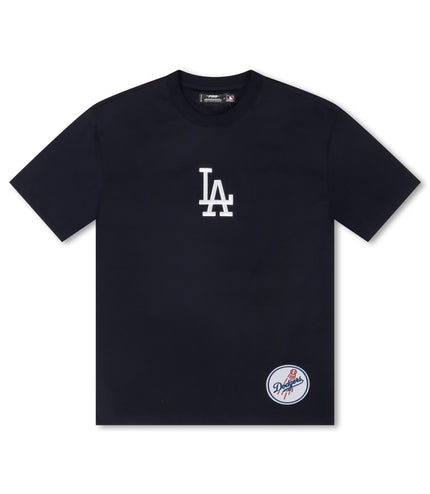Pro Standard La Dodgers Wingspan Drop Shoulder Tee - Midnight Navy