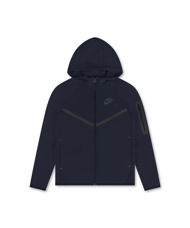 Nike Big Kids Sportswear Tech Fleece Hoodie - Obsidian