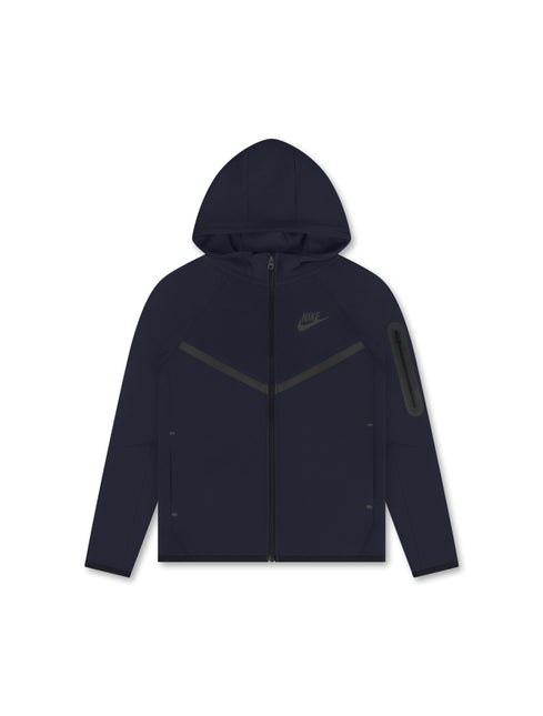 Nike Big Kids Sportswear Tech Fleece Hoodie - Obsidian