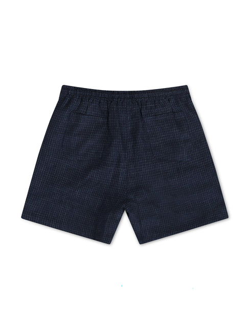 Sugarhill Open Mind Shorts - Navy Blue - Denim Exchange 