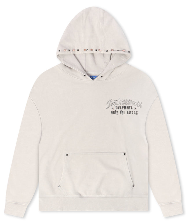 Rebel Denim Fearlessness Hoodie - Grey