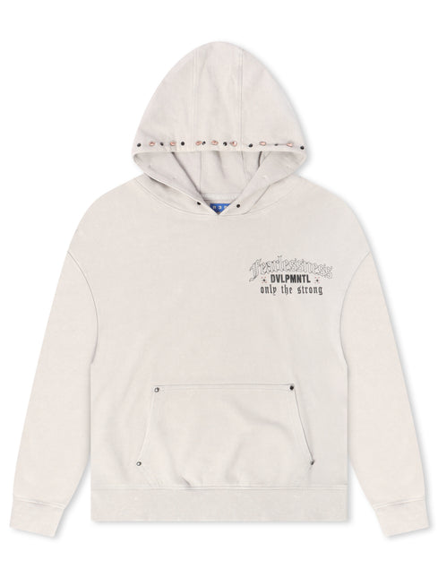 Rebel Denim Fearlessness Hoodie - Grey - denim exchange