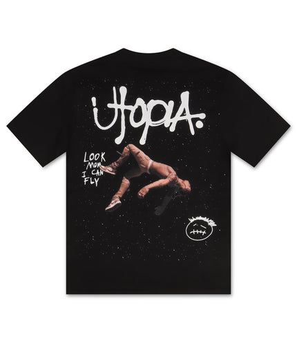 Retro Flair Travis Scott Utopia Tee - Black