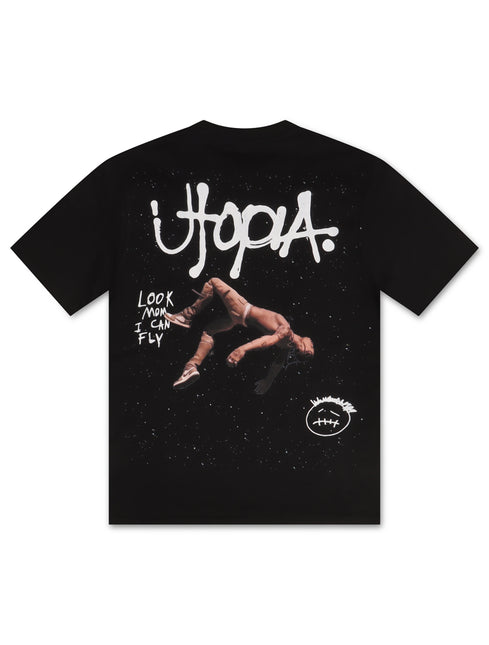 Retro Flair Travis Scott Utopia Tee - Black