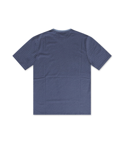 Boss Kids All-Over Monogram Tee - Blue