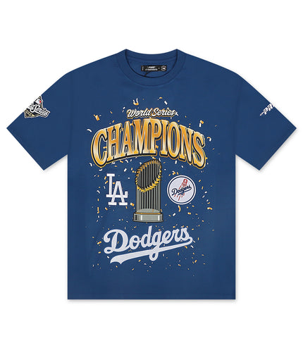 Pro Standard Dodgers World Series Champions Tee - Blue