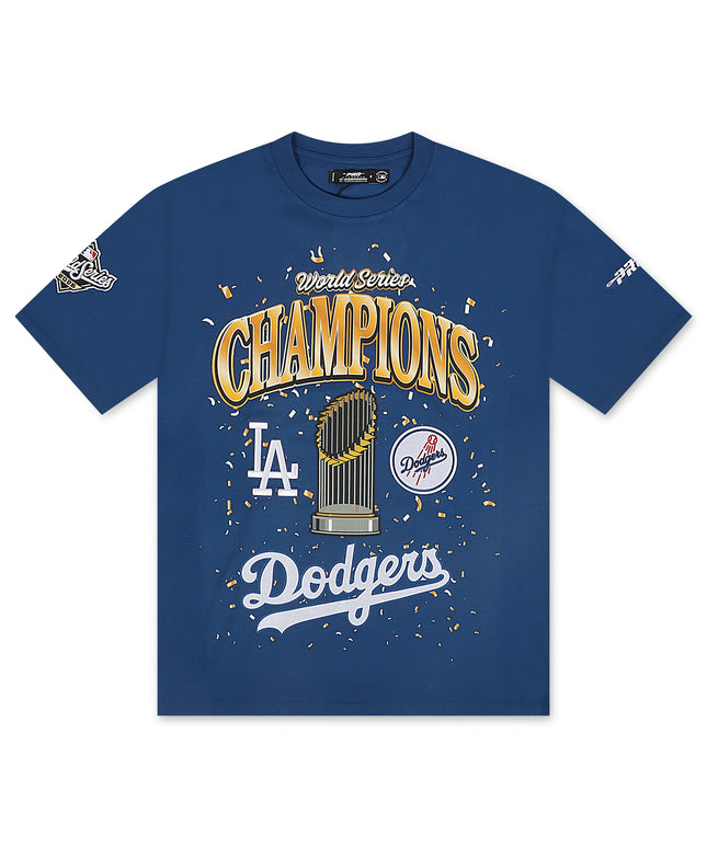 Pro Standard Dodgers World Series Champions Tee - Blue