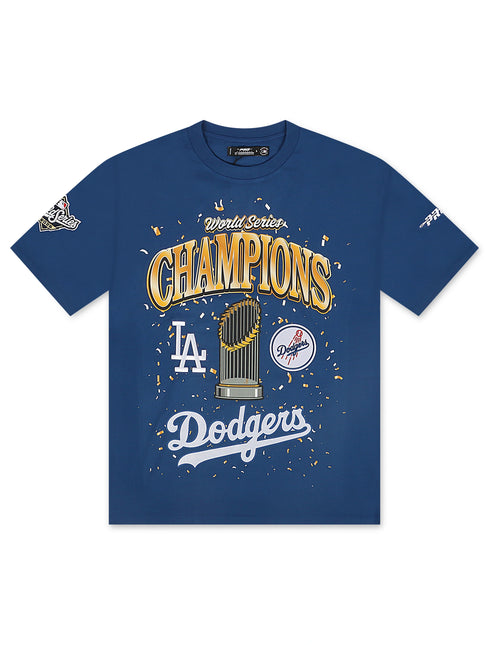Pro Standard Dodgers World Series Champions Tee - Blue