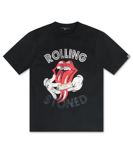 Cult Of Individuality Rolling Stoned Tee - Pirate Black