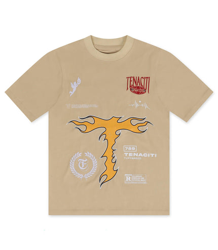 TENACITI TUFFBREAD GRAPHIC TEE - CREAM TENACITI