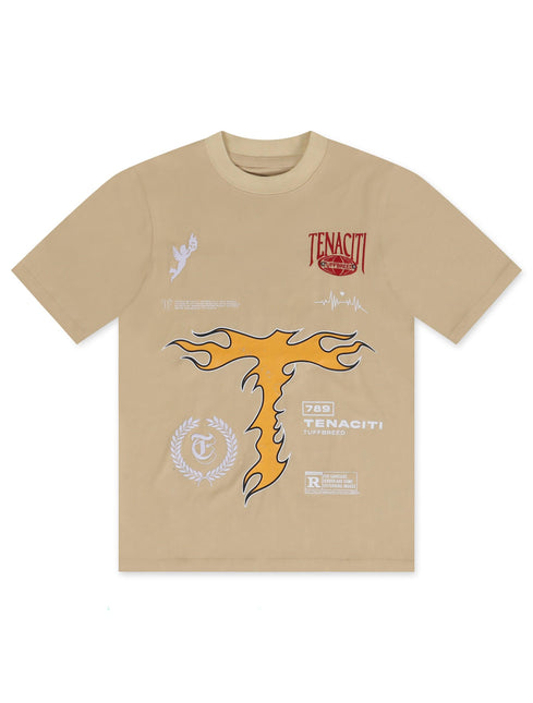 TENACITI TUFFBREAD GRAPHIC TEE - CREAM TENACITI