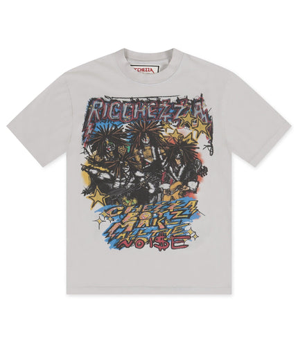 RICCHEZZA CHEZZA BOYZ TEE - WASHED GREY RICCHEZZA