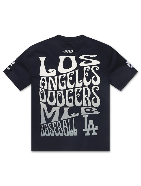 Pro Standard Los Angeles Dodgers Retro Stack Tee - Navy
