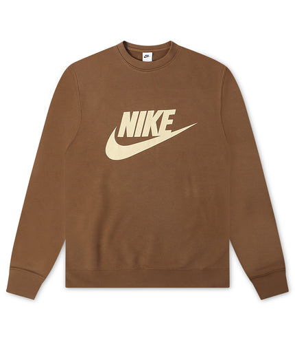 Nike Mens Club Crewneck - Mosswood Brown