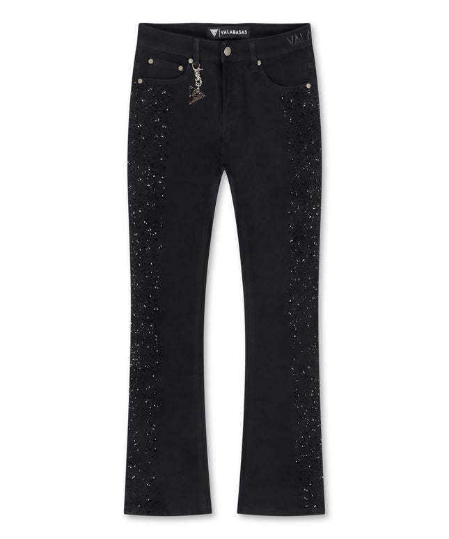 Valabasas Shock Stacked Jeans - Jet Black