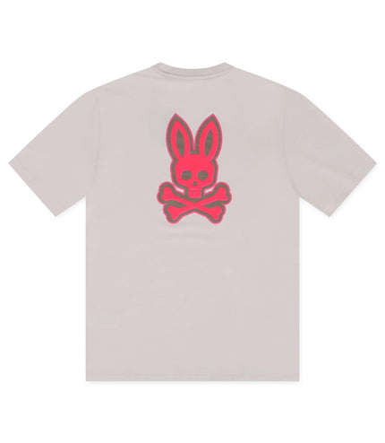 PSYCHO BUNNY SLOAN BACK GRAPHIC TEE - NATURAL LINEN PSYCHO BUNNY