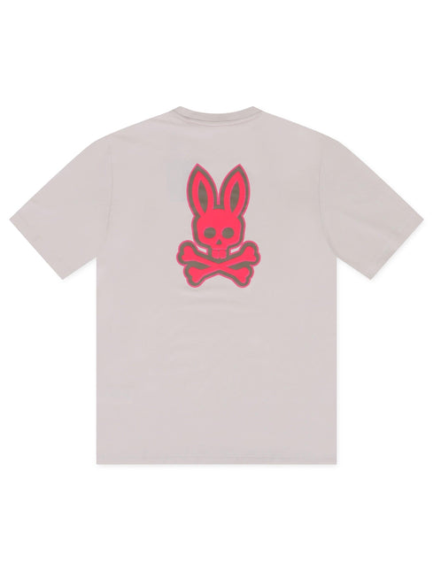 PSYCHO BUNNY SLOAN BACK GRAPHIC TEE - NATURAL LINEN PSYCHO BUNNY