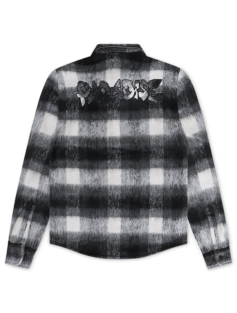 Jordan Craig Graffiti Shirt Jacket - Black