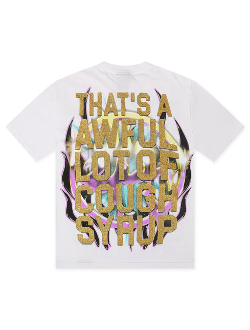 Lost Hills x ALOCS Syrup Tee - White - denim exchange