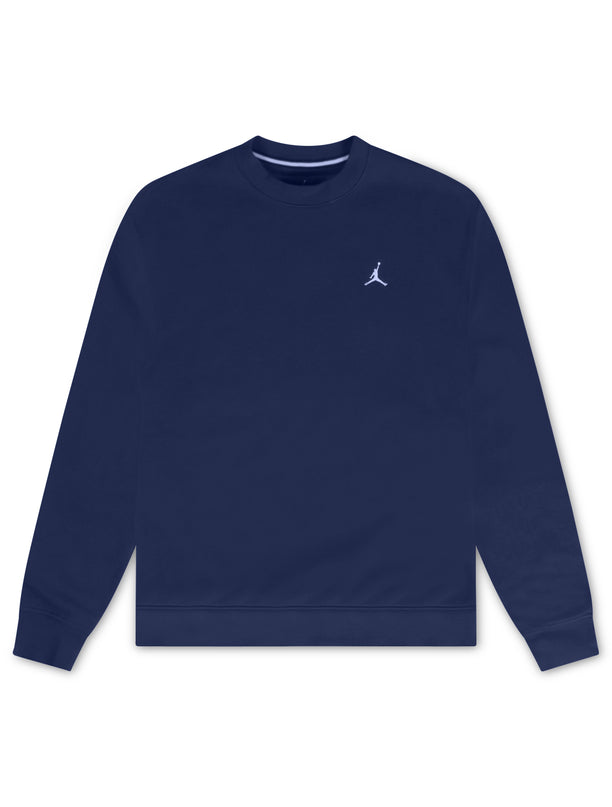 Air Jordan Brooklyn Fleece Crewneck -Midnight Navy/White