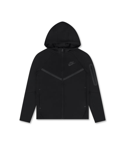 Nike Big Kids Tech Fleece Hoodie - Black