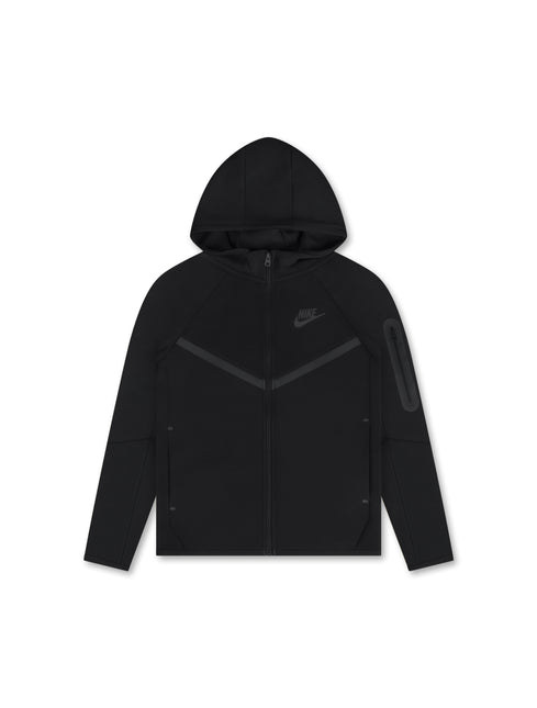 Nike Big Kids Tech Fleece Hoodie - Black
