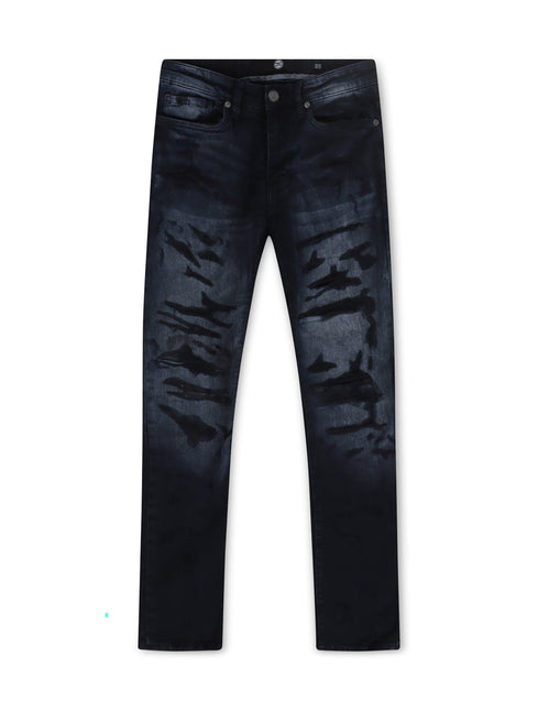 JORDAN CRAIG SHREDDED JEAN - MIDNIGHT BLUE JORDAN CRAIG