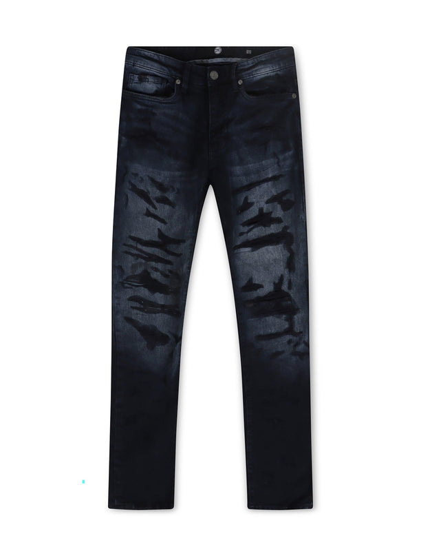 JORDAN CRAIG SHREDDED JEAN - MIDNIGHT BLUE JORDAN CRAIG