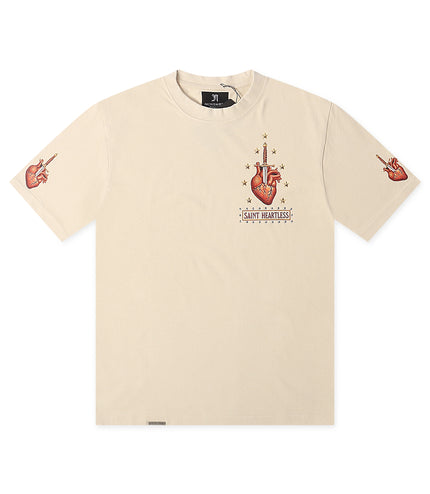 November Reign Saint Heartless Tee - Tan