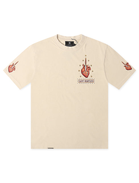 November Reign Saint Heartless Tee - Tan