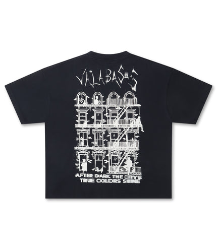 Valabasas Reveal Boxy Oversized Tee - Navy