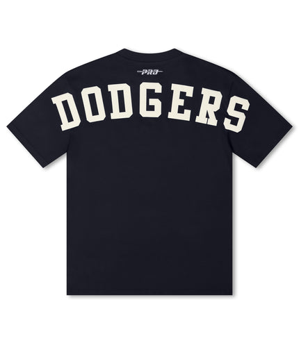 Pro Standard La Dodgers Wingspan Drop Shoulder Tee - Midnight Navy
