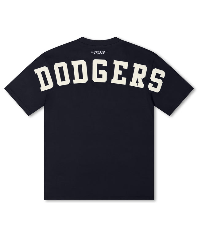 Pro Standard La Dodgers Wingspan Drop Shoulder Tee - Midnight Navy