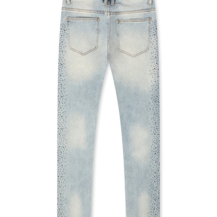 Embellish Frost Denim Slim Jeans - Blue