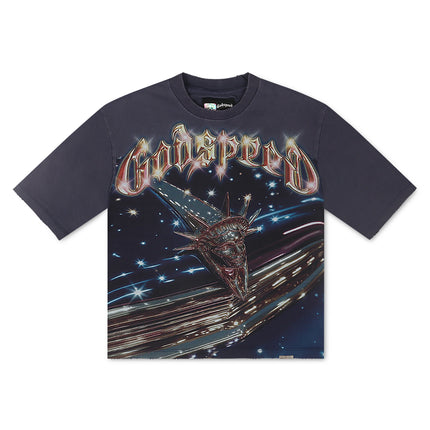 Godspeed Liberty Cruiser Boxy Tee - Navy