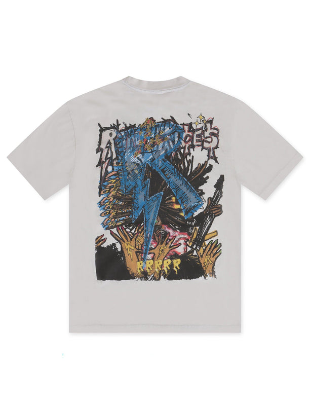 RICCHEZZA CHEZZA BOYZ TEE - WASHED GREY RICCHEZZA