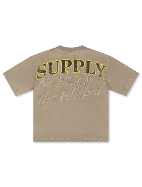 Supply West No Rest Boxy Tee - Mink